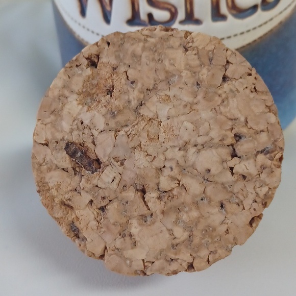 VINTAGE 1991 Dr. Brophy's Pottery Word Jar with Cork Lid - WISHES - Picture 8 of 13